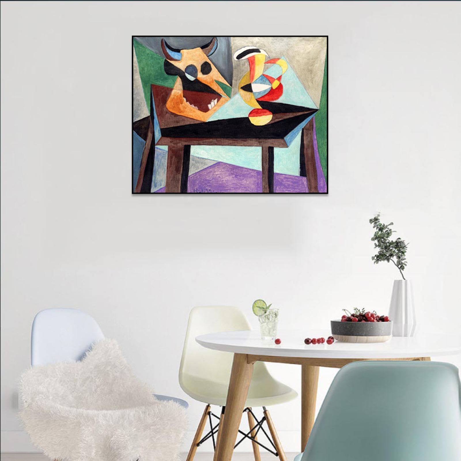 Amazon.co.jp: 静物画: パブロ・ピカソの雄牛の頭 有名な絵画